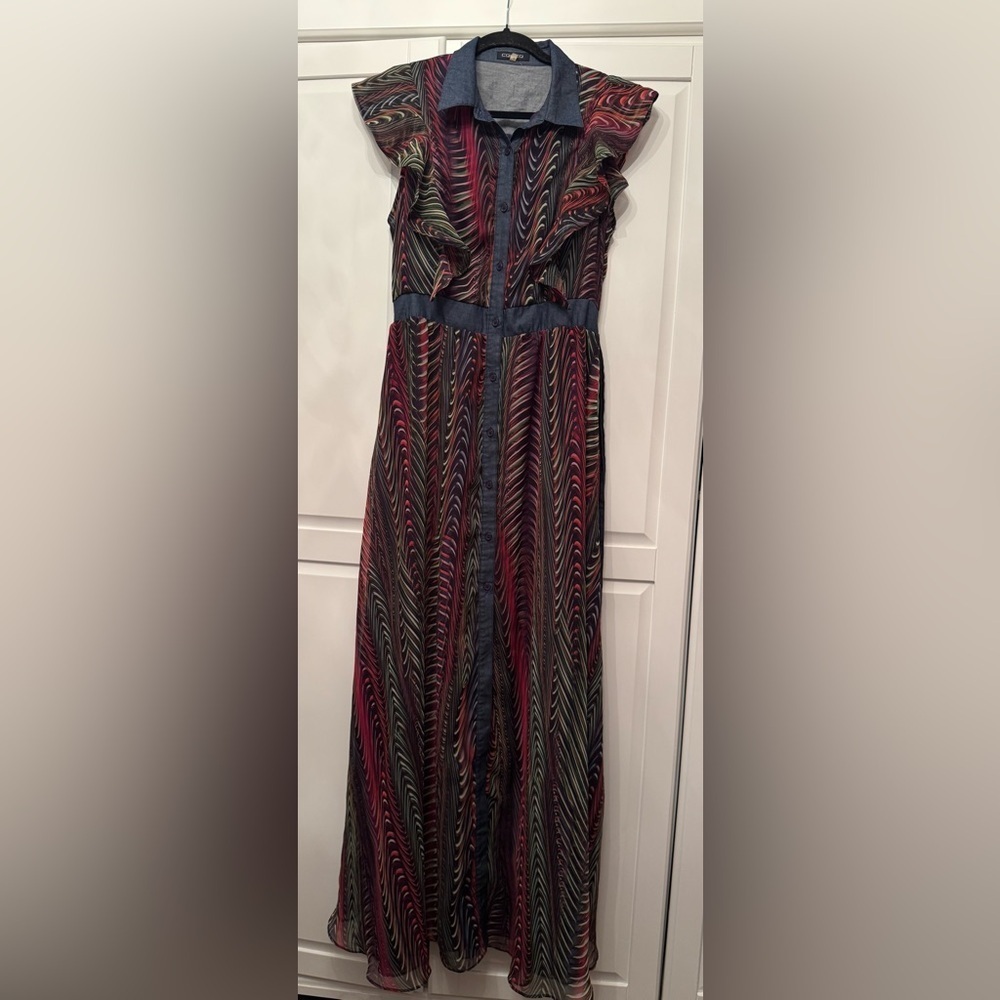 CQ by CQ sleeveless Maxi Dress sz M